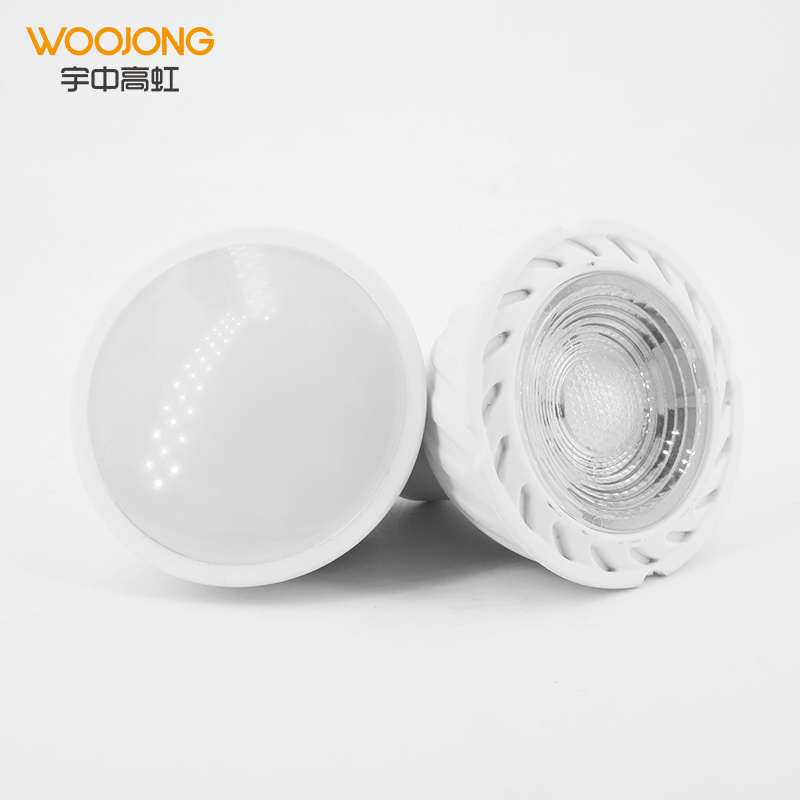 WOOJONG professional LED lights manufacturer DC 12V GU5.3 AC 110-240V anti glare gu10 leds gu10 7W LED bulb