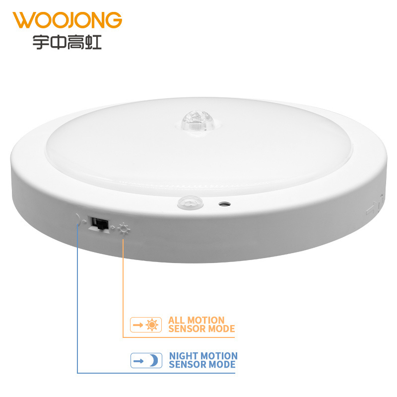 Woojong energy-saving modern motion Sensor induction LED Ceiling lamp light 15W indoor lighting