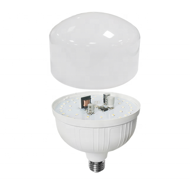 Woojong high power T shape home use AC 180-265V 10w 15w 20w 30w 40w King Hat 50w T Led Bulbs with high quality