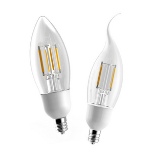 WOOJONG E27/E26/B22 Transparent LED Filament Bulb AC 220V Retro Vintage Incandescent Lamps Home Decor Glass Bulbs Light