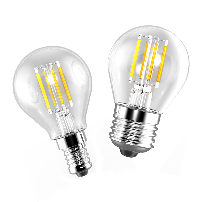 WOOJONG brand cost-effective and multifunctional C37 G45 A60  LED Filament Bulb with distinguished contours