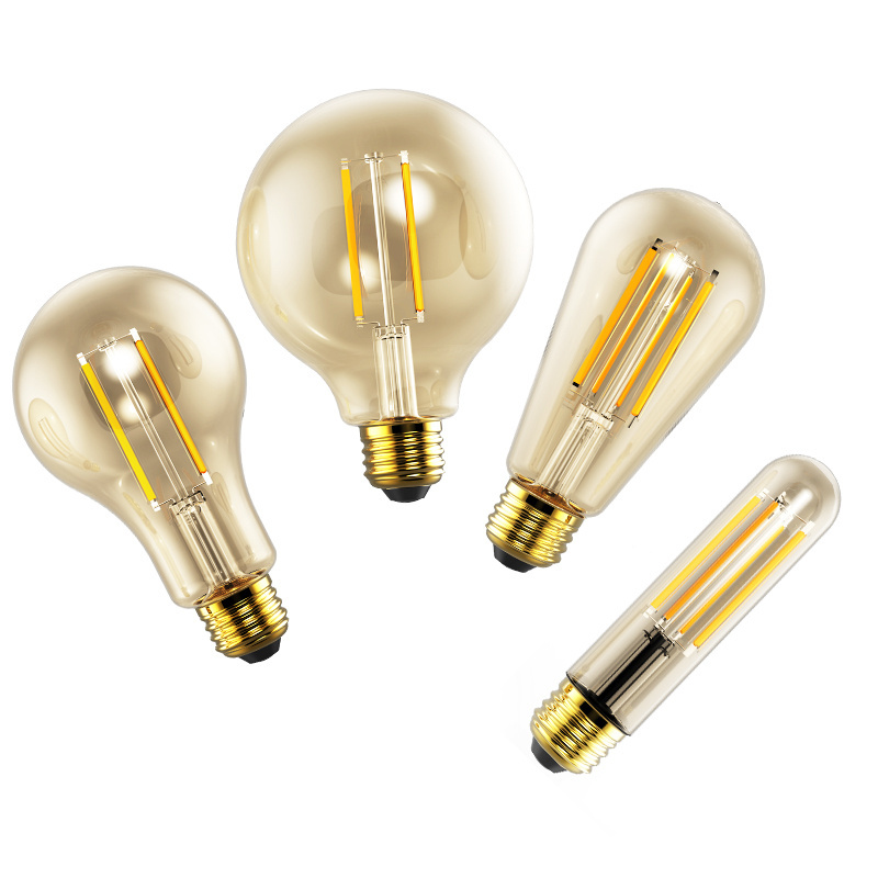 WOOJONG brand cost-effective and multifunctional C37 G45 A60  LED Filament Bulb with distinguished contours