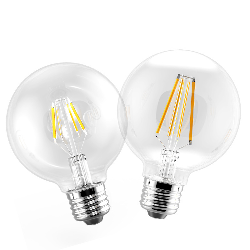 WOOJONG brand cost-effective and multifunctional C37 G45 A60  LED Filament Bulb with distinguished contours