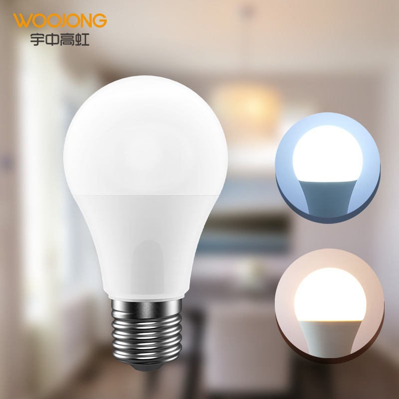 Woojong factory supply high quality New LED Bulb A60 10w  indoor lamp  white body LED Lamp Lights