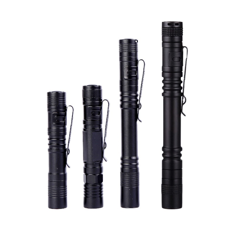 Woojong High Power Aluminium Alloy Pen Light Led Mini rechargeable hunting Torch Flashlights