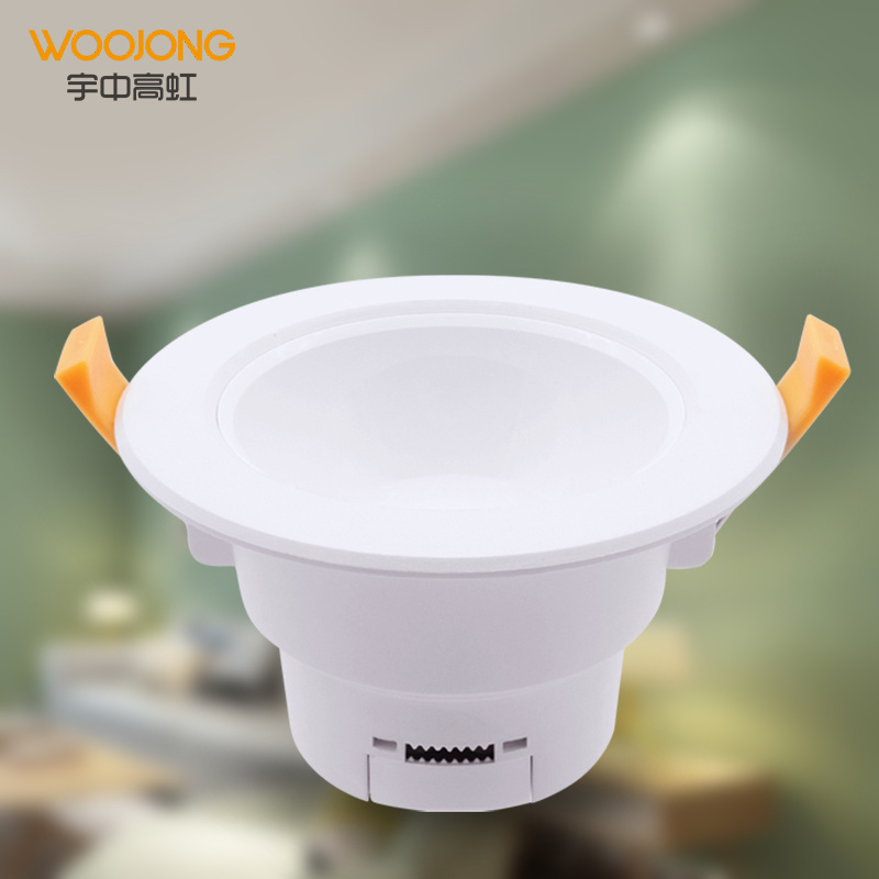 3W 5W 7W 9W 12W WOOJONG  spot led downlight  dimmbar recessed ceiling light wholesale spotlight