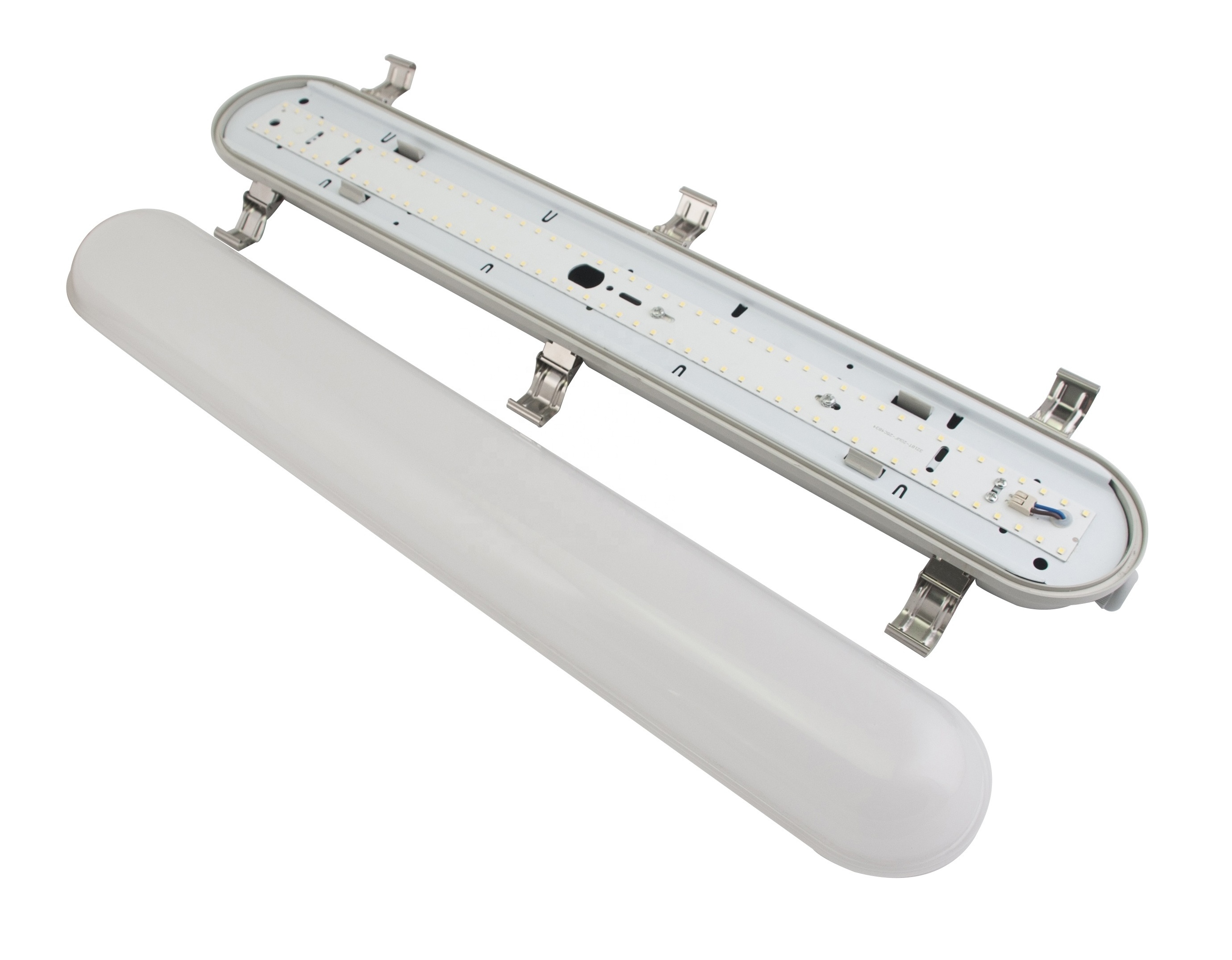 WOOJONG MILKLY COVER  3000K/4000K/6500K HIGH QUALITY WAREHOUSE IP66 LED TRI-PROOF LIGHT