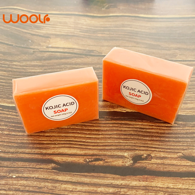 Bulk Wholesale 140g Handmade Bath Soap Skin Brightening Gluta/Kojic Soap Whitening Natural Organic Kojic Acid Soap