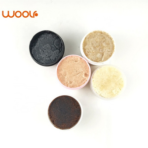 Private label beauty product skin care almond vegan bamboo charcoal body scrub for exfoliator