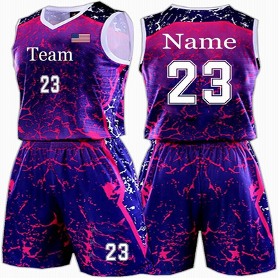 Custom your own team Youth basketball uniforms reversible basketball jersey set For Sport Wear quick dry uniform