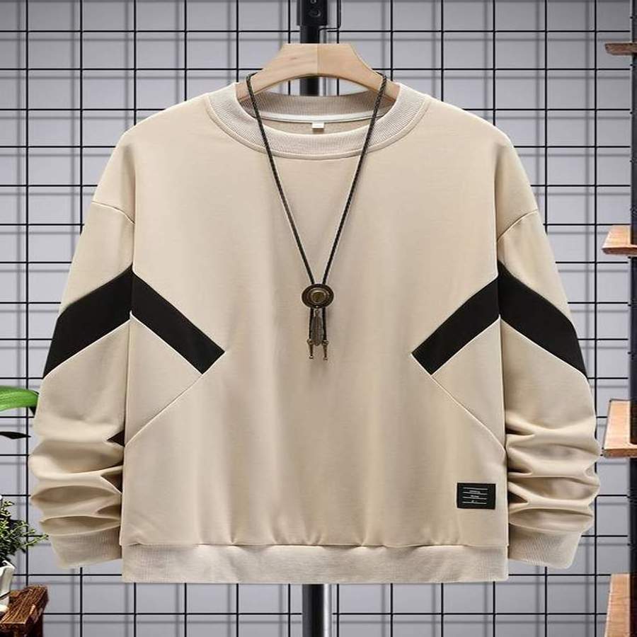 New Fashion Men Autumn Winter Hooded Street Long Sleeve loose Solid Color Hooded Casual Blouse Fleece Tops White Hoodies