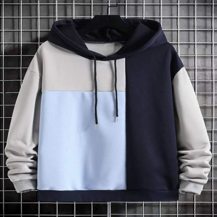 Zippered Side Pocket Drawstrings Hooded Muscle Training Fitted Sweatshirts Plaid Quilted Jacquard Pullover Gym Hoodies Men