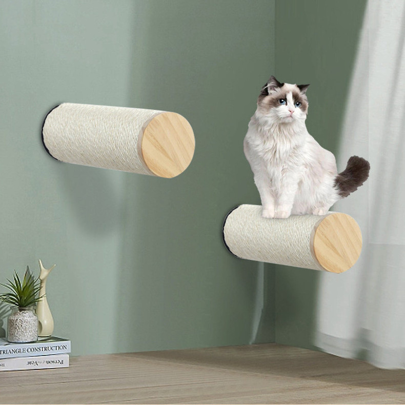 Wholesale Cat Climbing Pillar Accessories Cat Grinding Paws Scratching Post Sisal Rope Cat Scratcher Post Toys