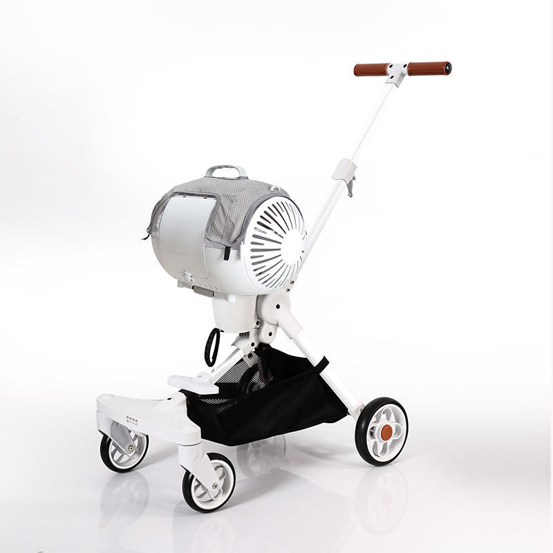 Fashionable Lightweight Aluminum Alloy Pet Stroller  2-in-1 Pet Carrier And Stroller For Pet Travel Carrier