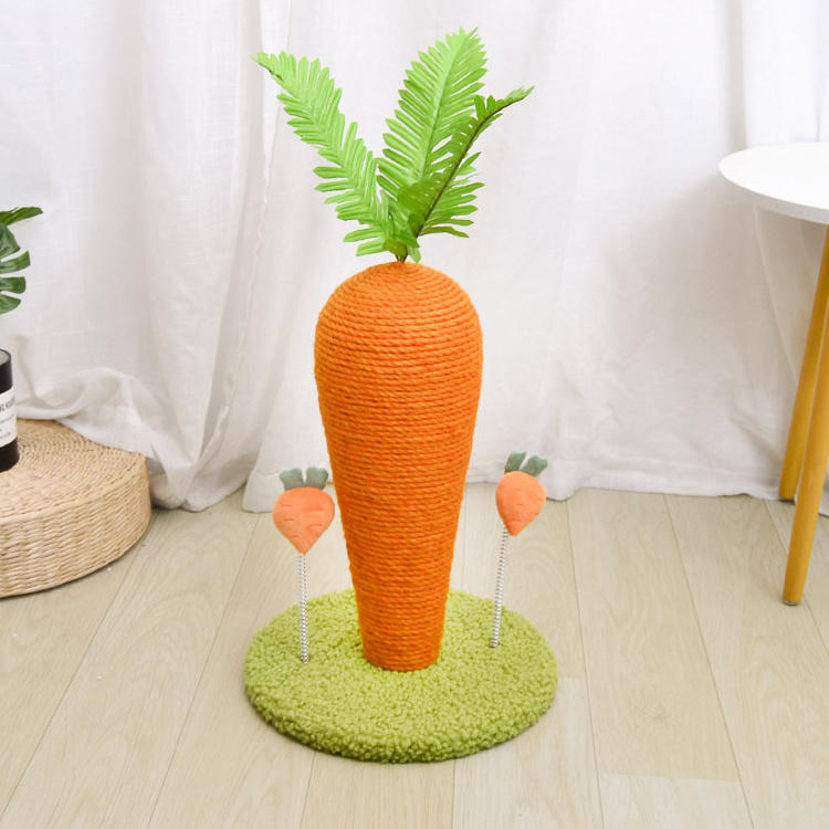 New Pet Supplies Sisal Cat Climbing Frame Scratching Cat Toy Scratching Claws Scratching Carrot Cat Scratching Board