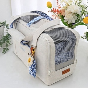 New Design Pet cage Dog carrier purse Travel portable bag dog overnight bag fashion cat carrier pet hand bag