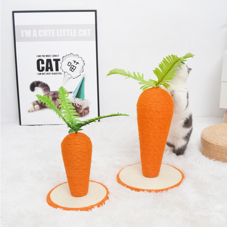 New Pet Supplies Sisal Cat Climbing Frame Scratching Cat Toy Scratching Claws Scratching Carrot Cat Scratching Board