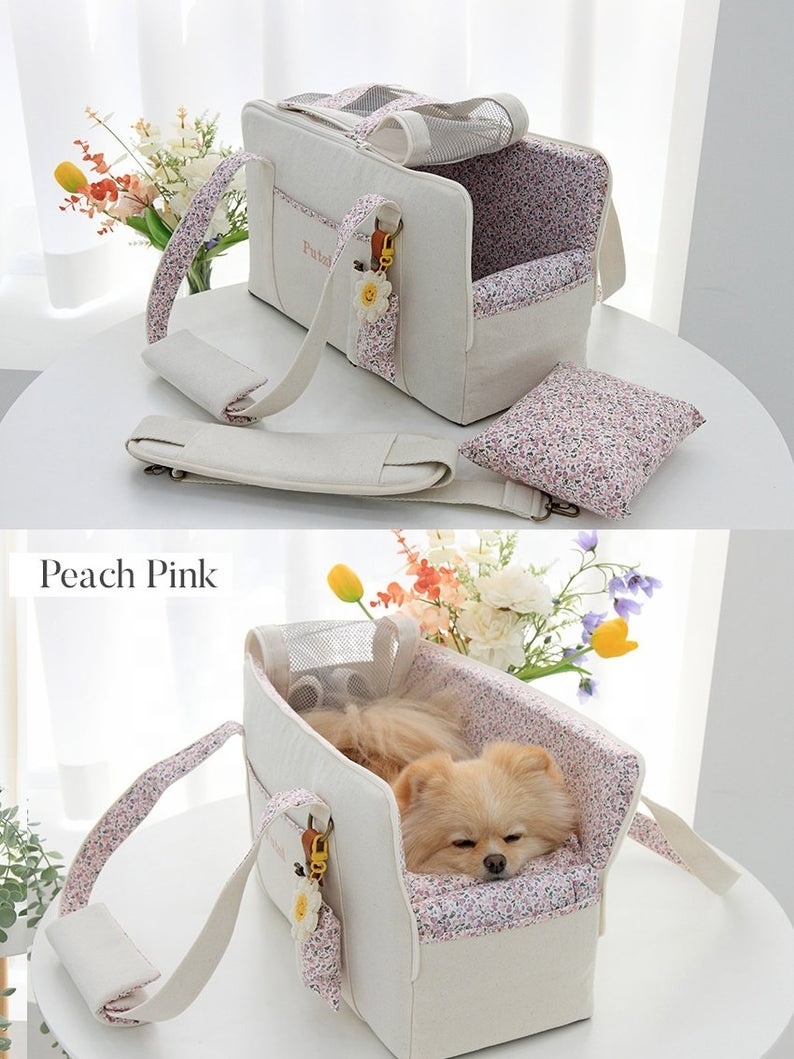 New Design Pet cage Dog carrier purse Travel portable bag dog overnight bag fashion cat carrier pet hand bag