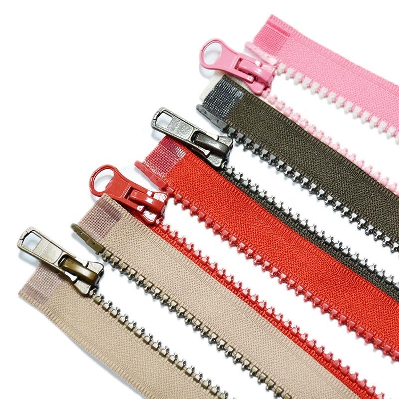 Hot Sale 5# Plastic Zipper Open end with Autolock Slider for Bags Eco-friendly