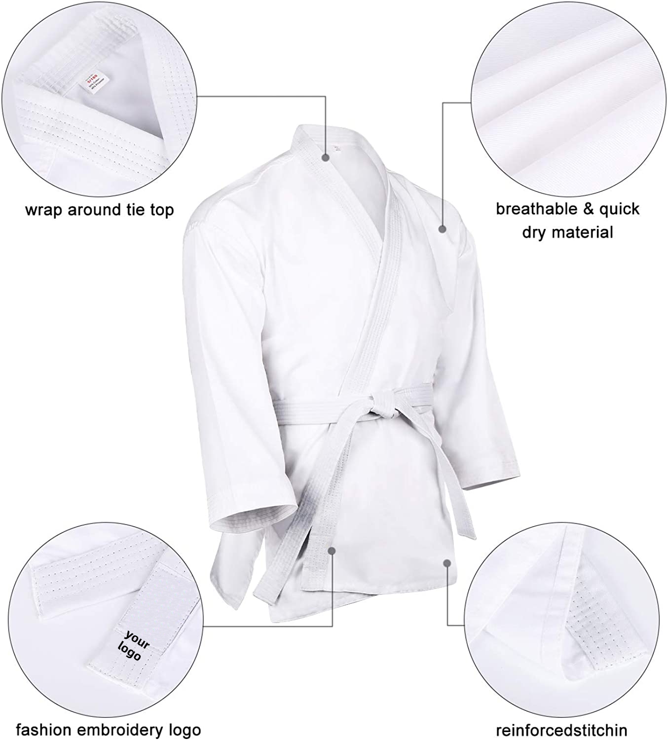 Woosung Martial arts karate gi uniforms karate clothing karate suit cheap price