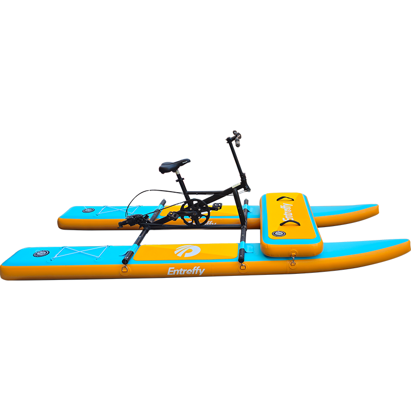 2024 Entroffy Inflatable Water river sea Bike Swan Pedal Boat Person Jet Bike Flying Hydro Bikes Sale Parts Boat