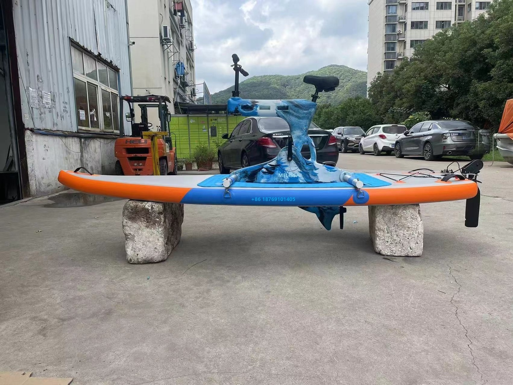 Inflatable Water river sea Bike Swan Pedal Boat tandem bicycle Bike electric Hydro Bikes