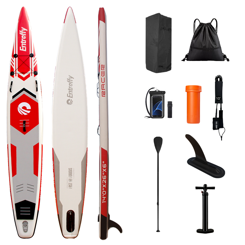 New design SUP water sport long balance board inflatable sup race board surfing board for racing