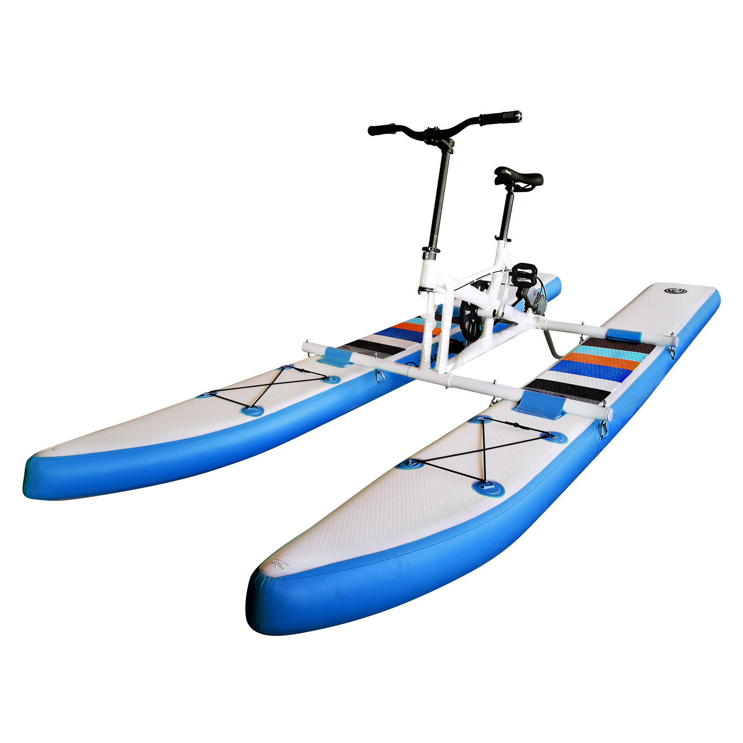 Zebec 2022 New arrival inflatable floating water bike pedal boats for sale