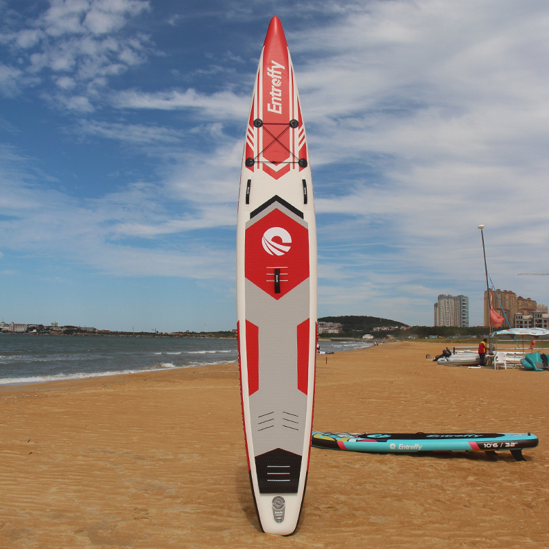 New design SUP water sport long balance board inflatable sup race board surfing board for racing