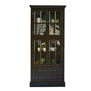 New Design Modern Living room Black Storage Cabinet Kitchen Hutch.