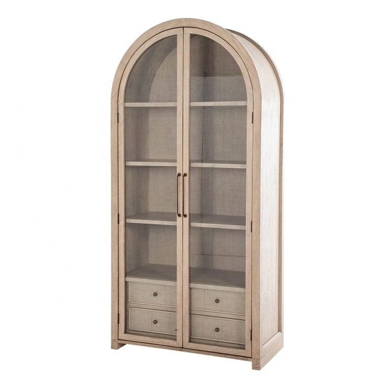 Hamptons Bedroom furniture Glass door storage Wardrobe.