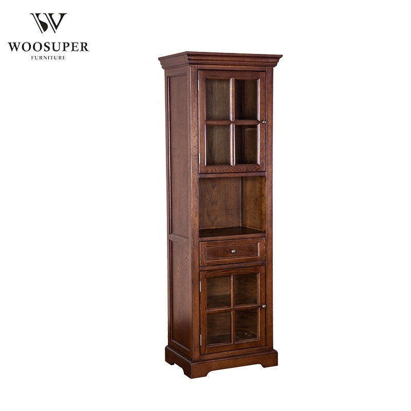 Living room furniture antique wooden wine bar cabinet home wine cabinet