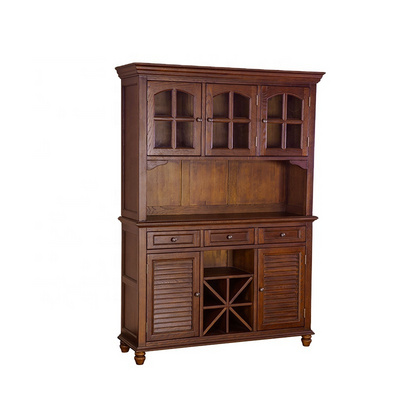 Living room furniture antique wooden wine bar cabinet home wine cabinet