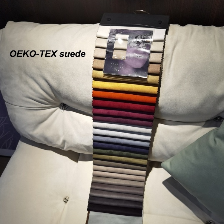 New design Modern Luxury Living room OEKO-TEX Suede sofa.