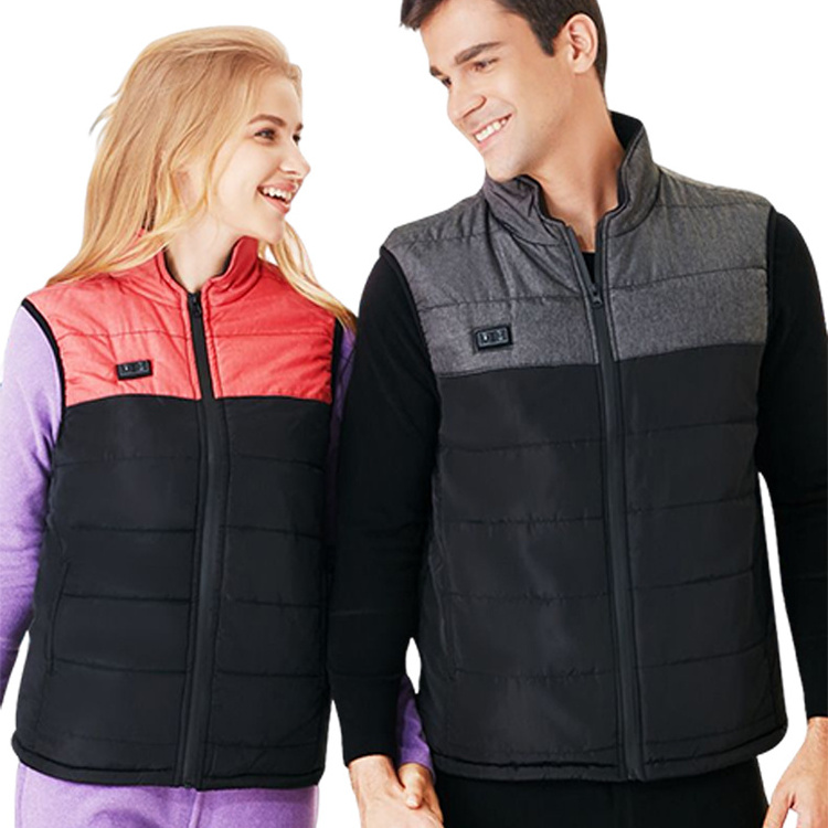 4 Heating Zones 3 Heating Levels Heated Vest For Men Women Batteries not included