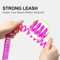 Bodyboard Leash coiled wrist leg rope leash for Inflatable SUP Paddle Board Kayak