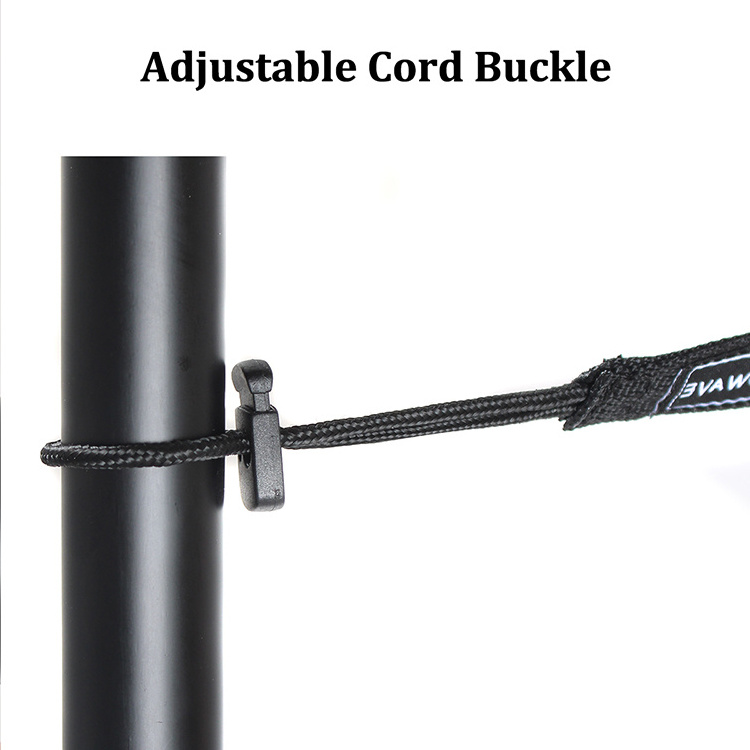 WOOWAVE Durable SUP Quick-release Coil Leash