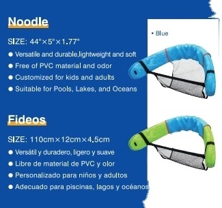 Woowave Soft EVA Foam Pool Float Noodle Floating Bar Kids Swimming Noodles for Swim Exercises