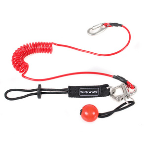 WOOWAVE Durable SUP Quick-release Coil Leash