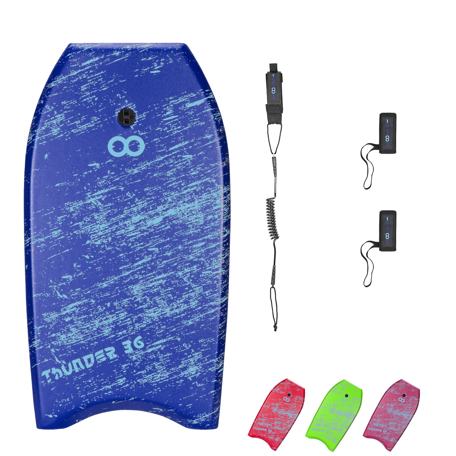 WOOWAVE Wholesale 36' Custom EPS HDPE Body Board Skimboard Pool Bodyboard for Water Sports