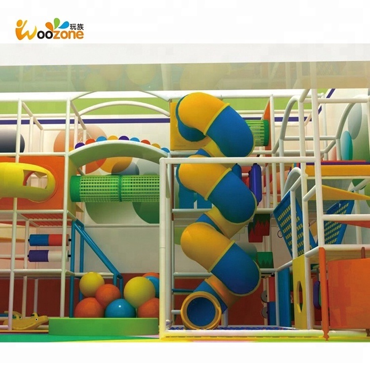 Playground Parts,Indoor Playground Plastic Parts Spiral Tube Slide