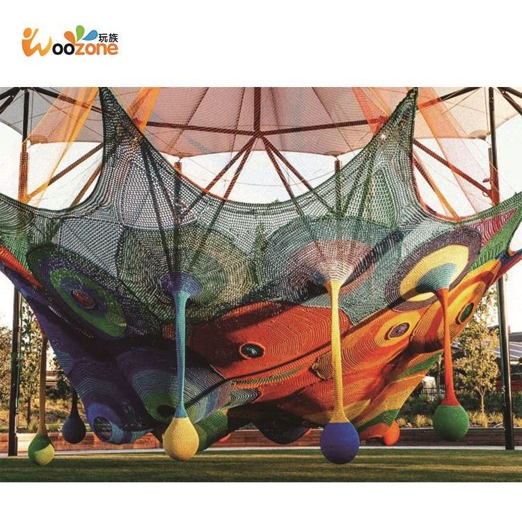 wholesale cheap children indoor crochet playground hammock swings