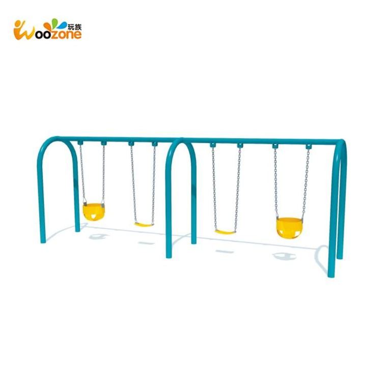 kindergarten preschool outdoor baby swing kids swing and slide