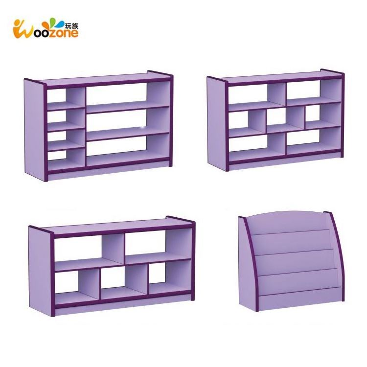 kindergarten classroom furniture plastic baby toy storage rack