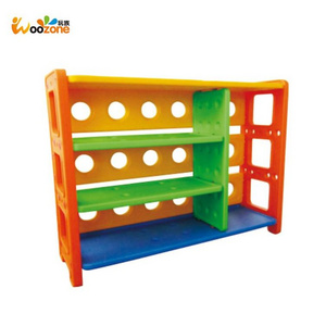 kindergarten classroom furniture plastic baby toy storage rack