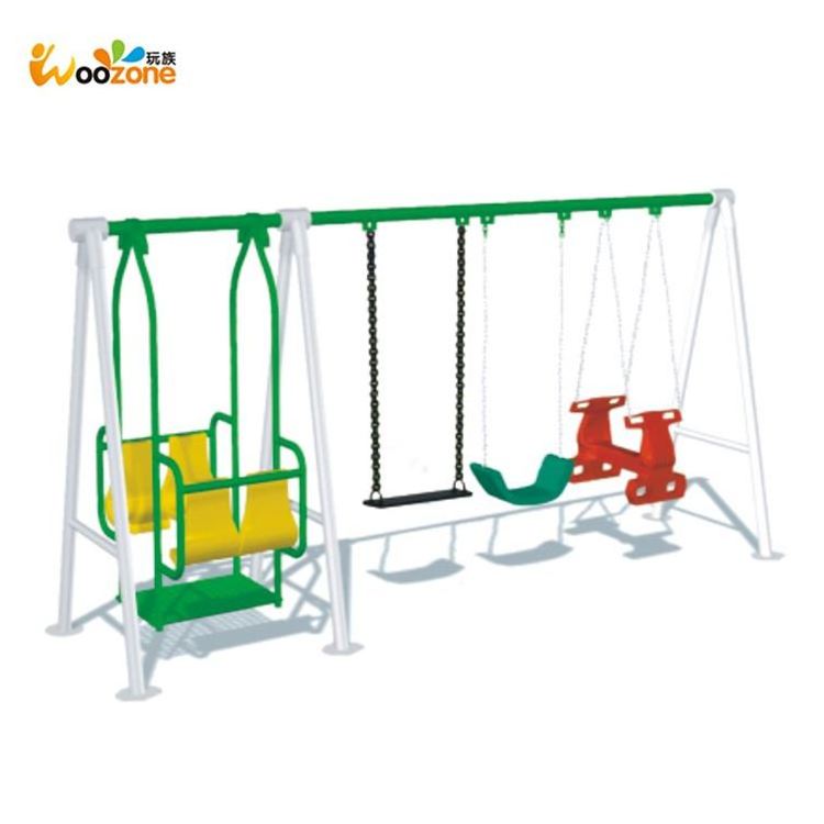 china cheap metal frame plastic swing sets outdoor adult garden swing