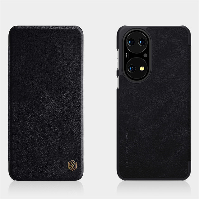 For Huawei P50 Case Nillkin Qin Phone Wallet Cases Leather Flip Cover For P40 P30 Mate 40 30 Pro Honor 30 10 Lite Nova 5i Case