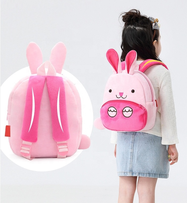 Little Kid Toddler Backpack Baby Kindergarten Pre School Bags Cute Plush Animals Cartoon Backpacks For Children