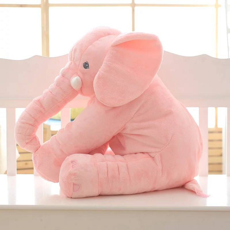 40cm 60cm 80cm Huge Soft Big Large Animals Doll Stuffed Elephant Pillow Toy Giant Stuffed Elephant Plush Animal Toy