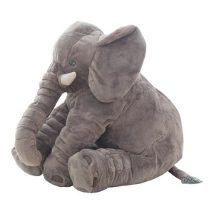 40cm 60cm 80cm Huge Soft Big Large Animals Doll Stuffed Elephant Pillow Toy Giant Stuffed Elephant Plush Animal Toy